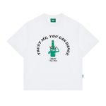 [Tripshop] GREEN SOJU S/SLEEVE TEE-Unisex Street Loose Fit Short Sleeve Tee Lettering Graphic - Made in Korea